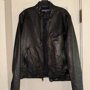 Kennith Cole New York Men’s Black Leather Jacket Large